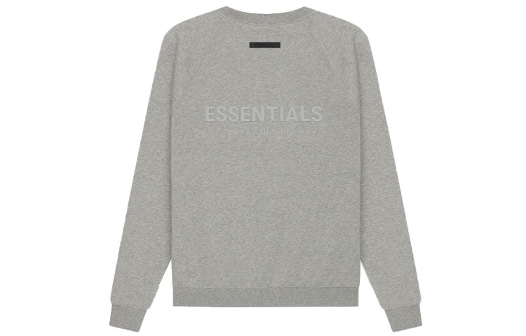 Худи Fear of God Essentials SS21 Pull-Over Crewneck Dark Heather Oatmeal, бежевый — фото 2