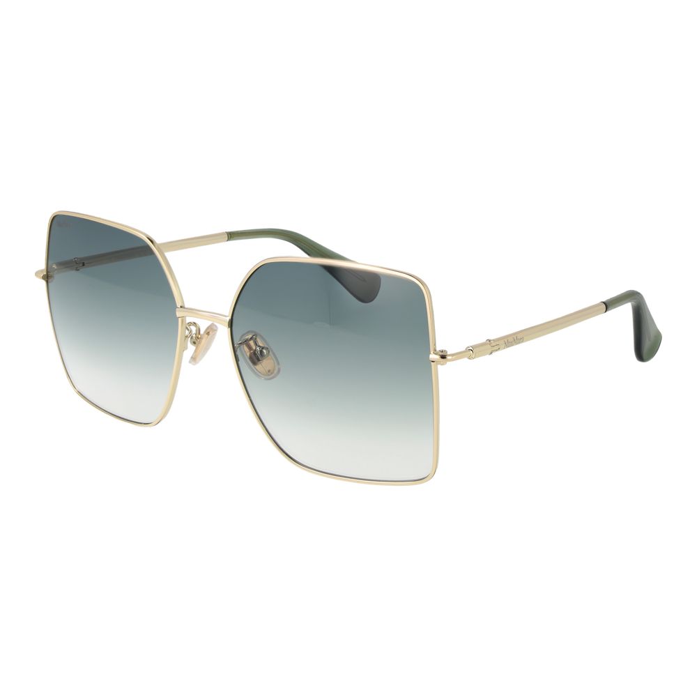 

Золотые женские солнцезащитные очки Max Mara, Gold