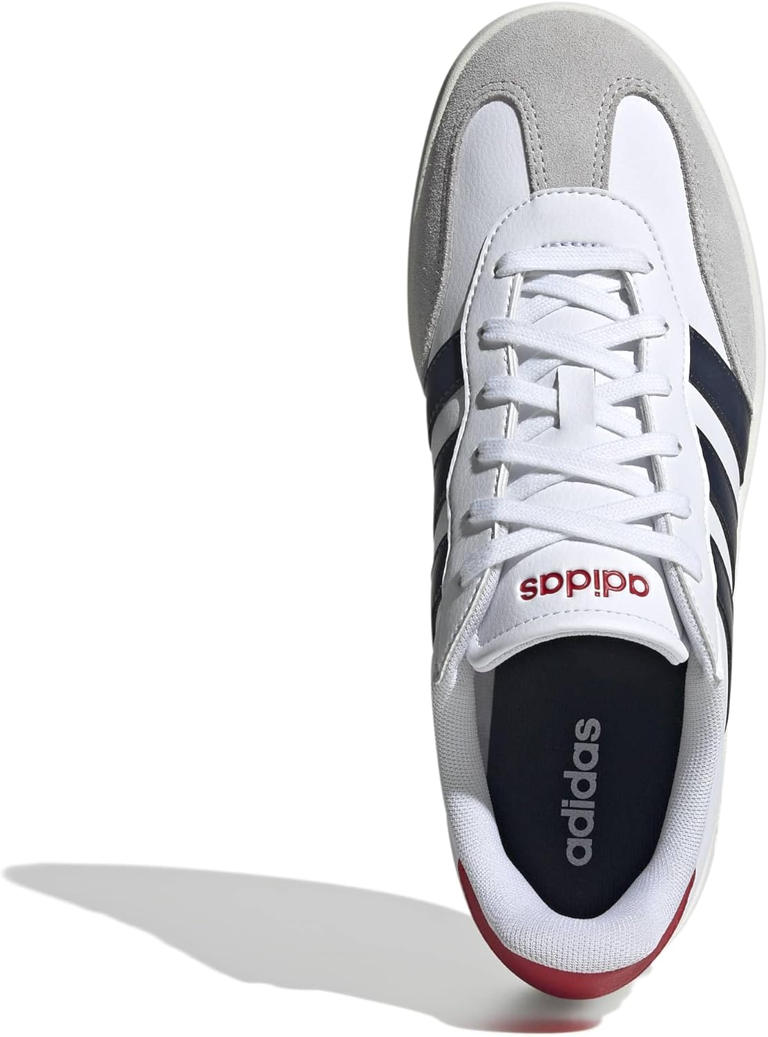 Мужские модные кроссовки Adidas Barreda, белый/синий/темно-синий/алый — фото 2