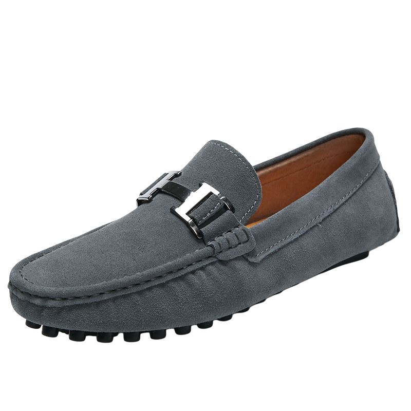

KUPE Мокасины мужские серые, цвет Gray