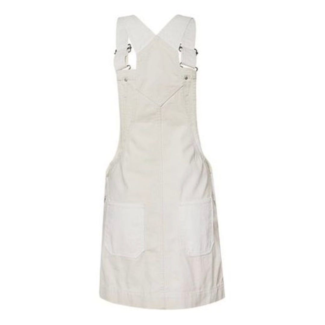 

Юбка (WMNS) Converse Casual Suspender Skirt 'White'