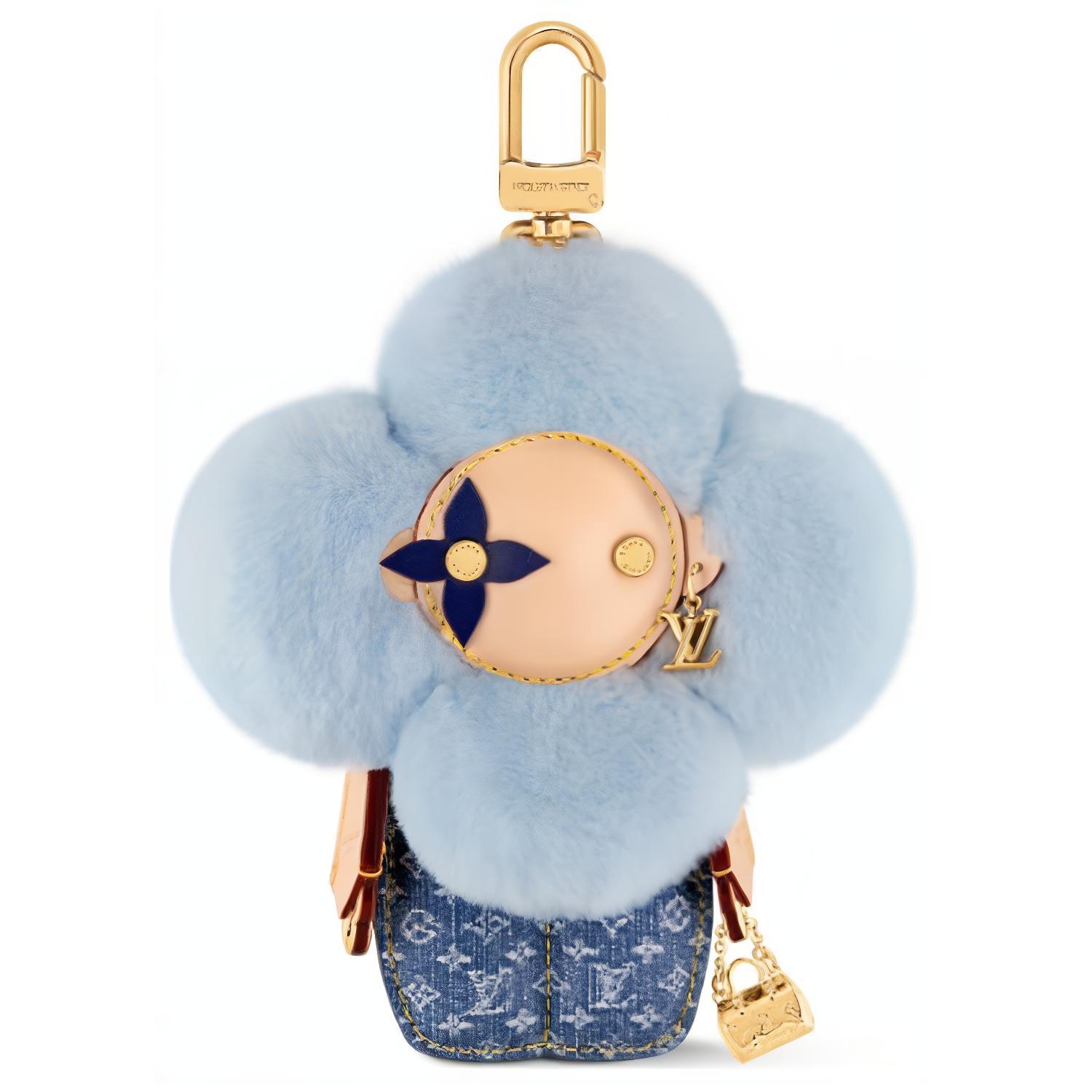 LOUIS VUITTON Кожаный кулон-сумка товар для женщин синий, Blue — фото 2