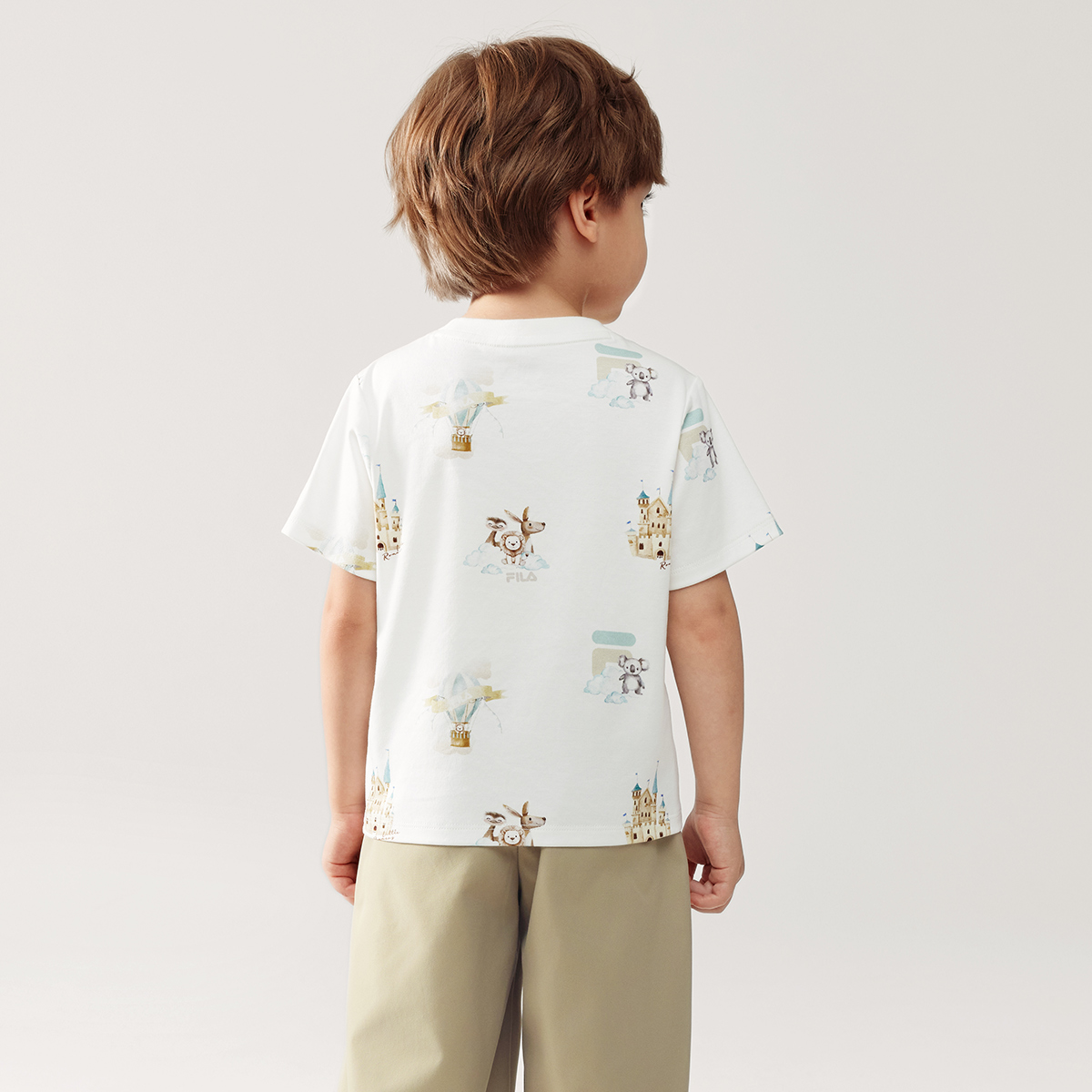 FILA KIDS Футболка с принтом для детей — фото 4