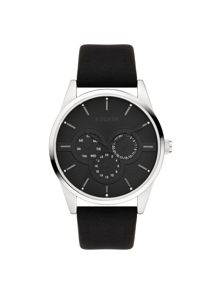 

s.Oliver Классические и элегантные наручные часы черного цвета