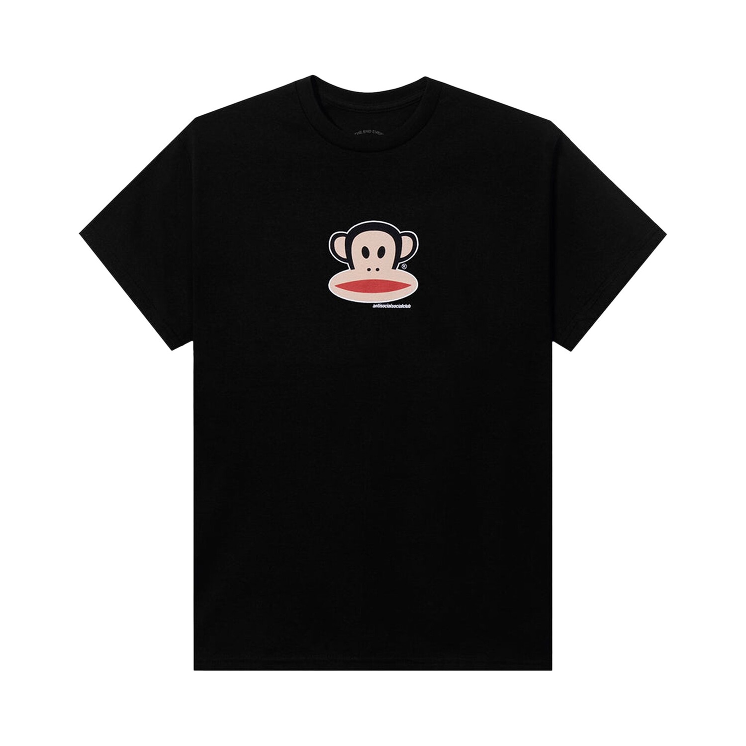 

Футболка Anti Social Social Club Kids x Paul Frank с логотипом, черная, Черный, Футболка Anti Social Social Club Kids x Paul Frank с логотипом, черная