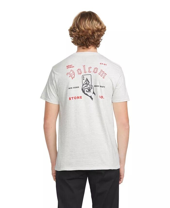 

Мужские очаровательные футболки с коротким рукавом Volcom, бежевый