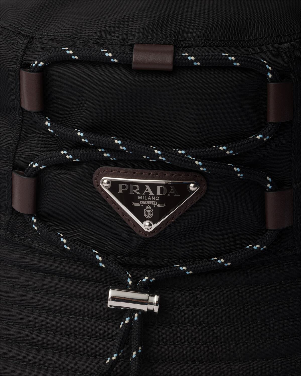 Панама Prada Speedrock из переработанного нейлона Prada, черный — фото 4
