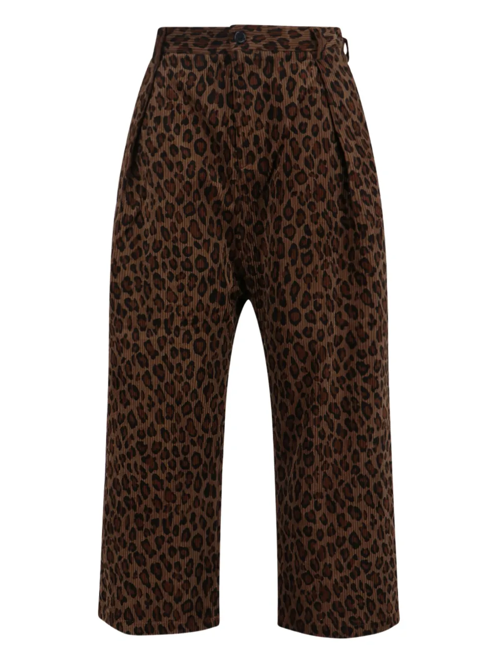 

Брюки с леопардовым интарсионным узором Sibel Saral, коричневый