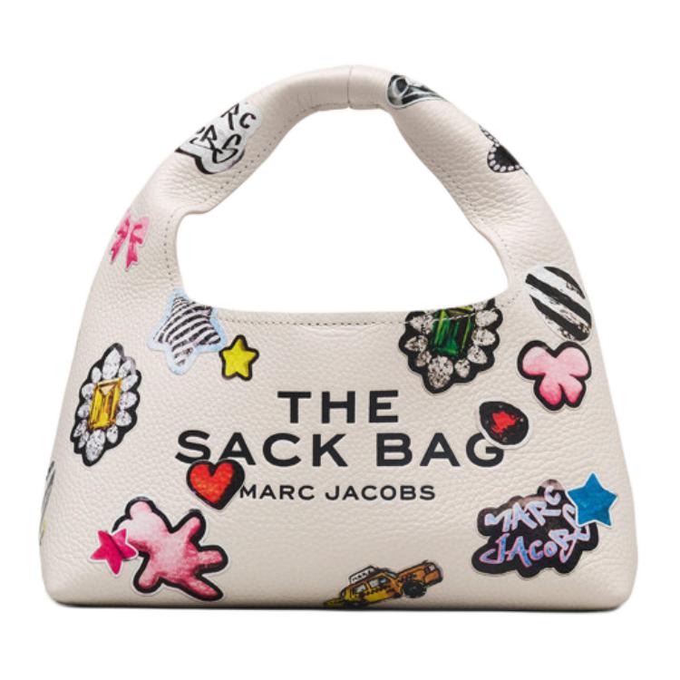 

MARC JACOBS Миниатюрная кожаная сумка унисекс белая