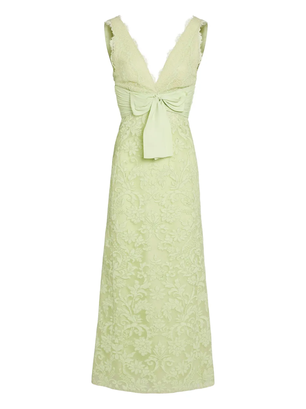 

Кружевное платье макси Giambattista Valli, зеленый