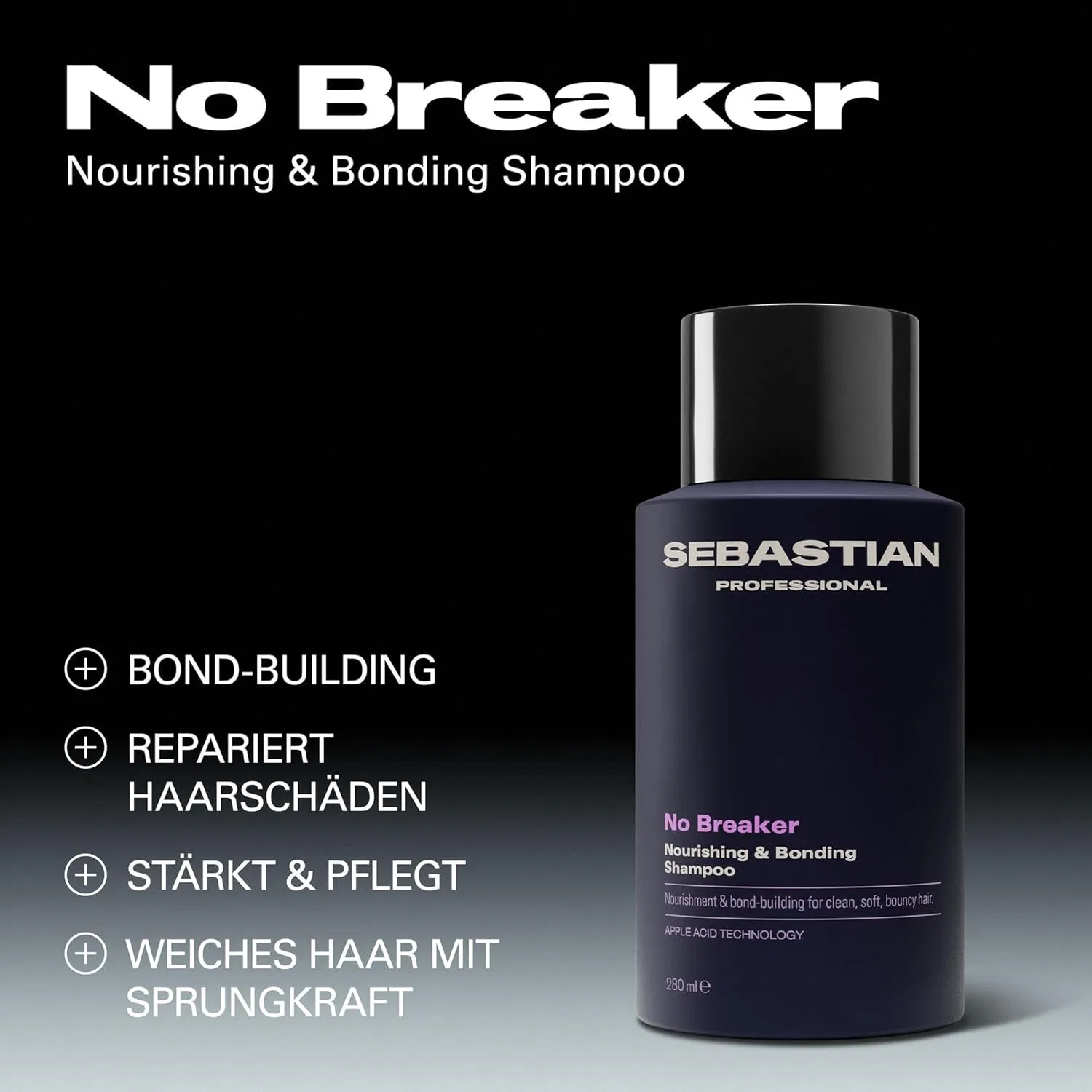 Шампунь Sebastian Professional No Breaker для питания и укрепления волос, 280 мл Sebastian — фото 3