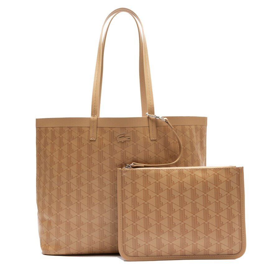 

Сумка шоппер LACOSTE Shopper Zely, бежевый