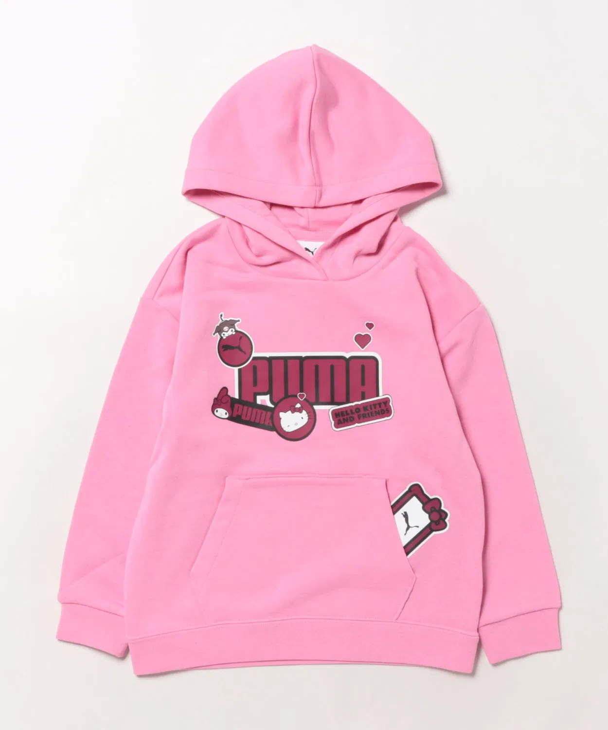 Детский свитшот PUMA x Hello Kitty & Friends, хлопок, розовый