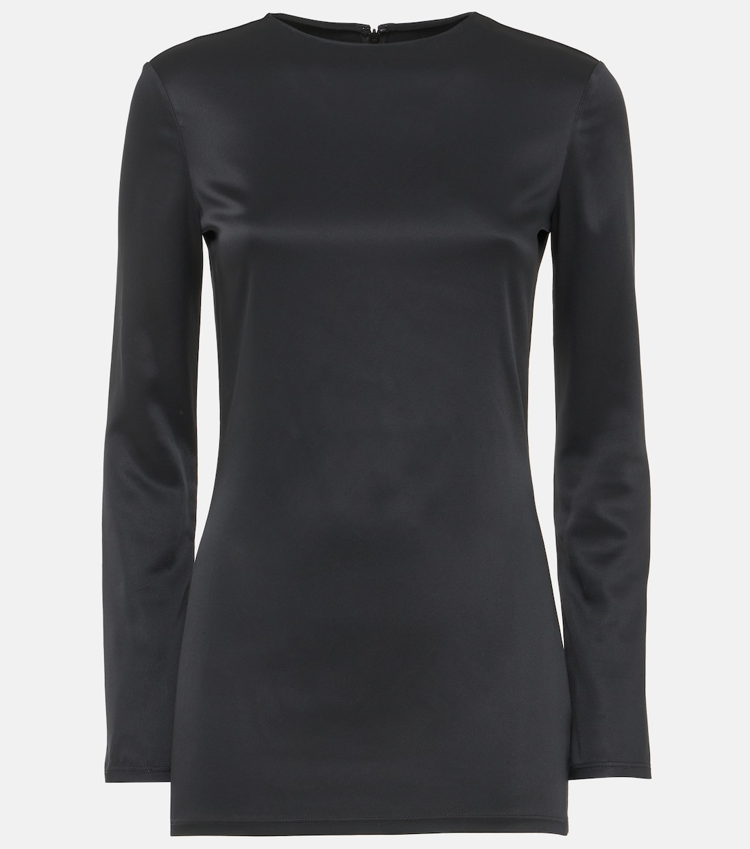 

Влад атласный топ кади Khaite, черный