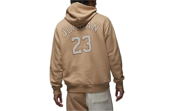 Толстовка Air Jordan Essentials Holiday Logo Hoodie 'Hemp', цвет hemp — фото 2
