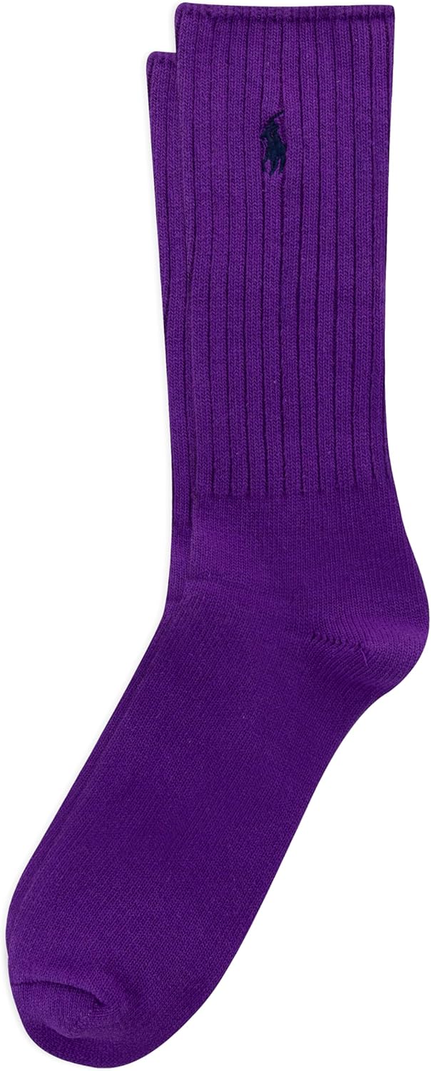 

POLO RALPH LAUREN мужские хлопковые ребристые носки, Purple