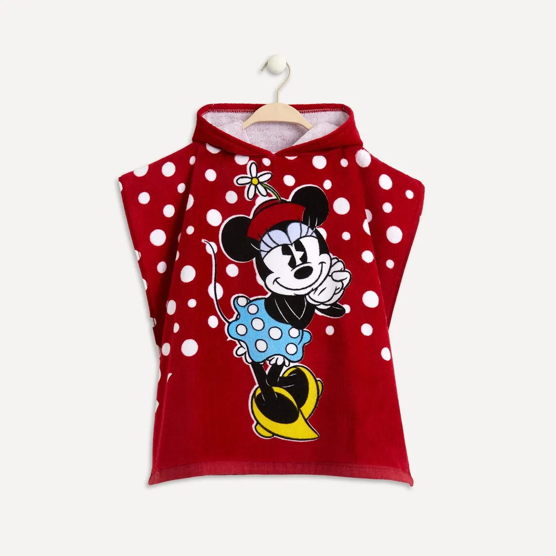 

Детское пляжное пончо Minnie 051 Disney, красный