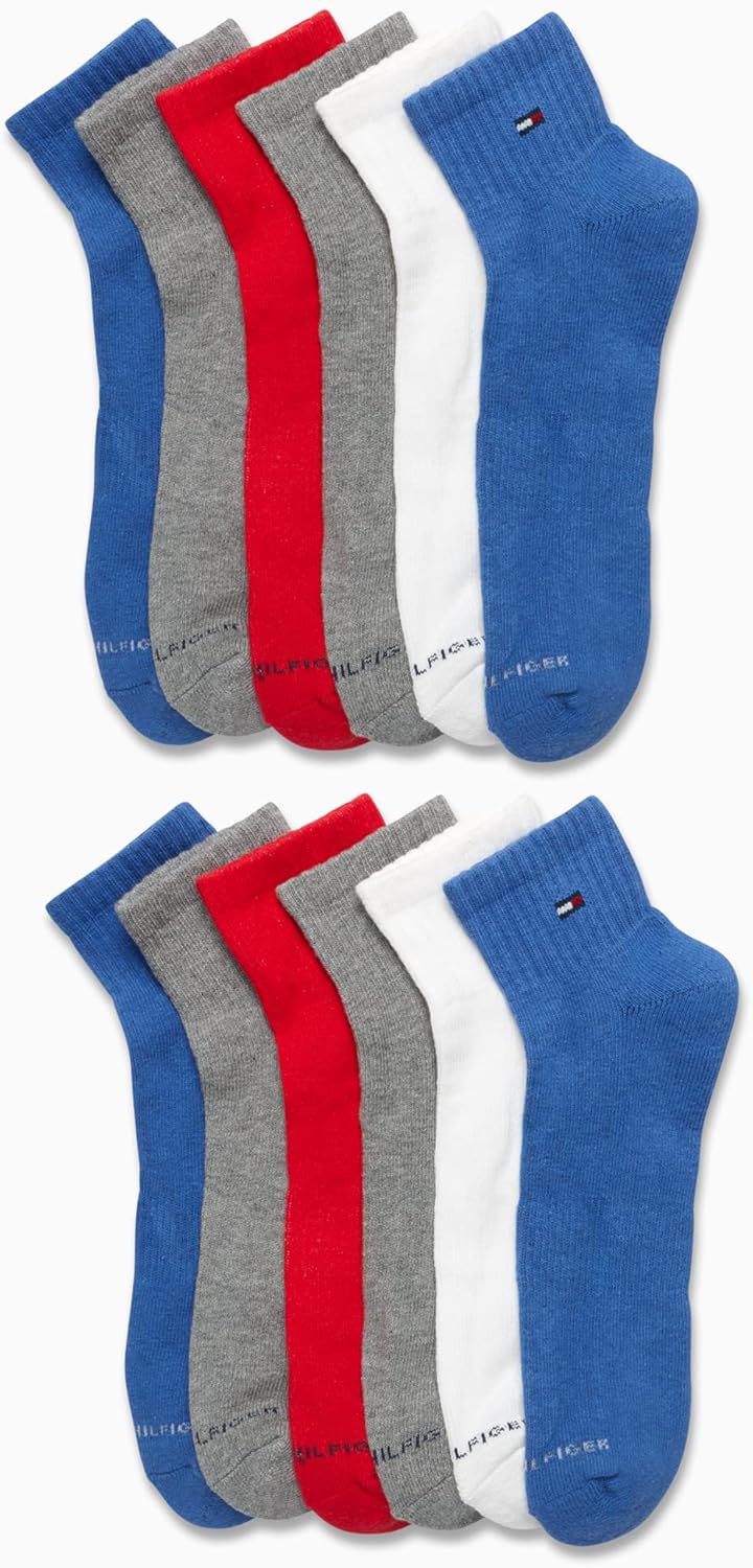 Мужские носки Tommy Hilfiger - носки с короткими рукавами (12 шт.), Assorted — фото 2