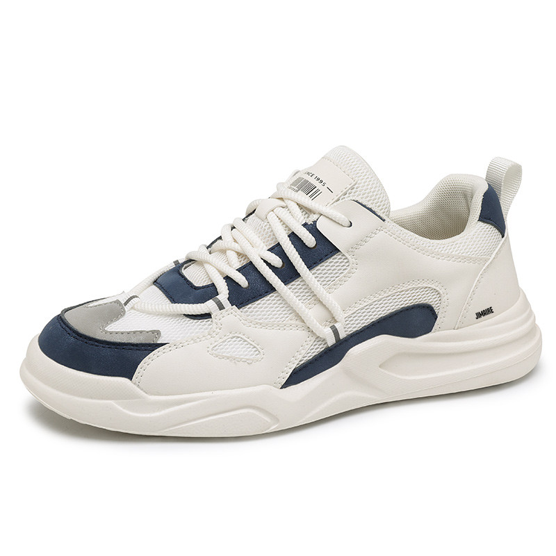 

Дышащие низкие повседневные туфли для мужчин King Jinmai, Beige Blue