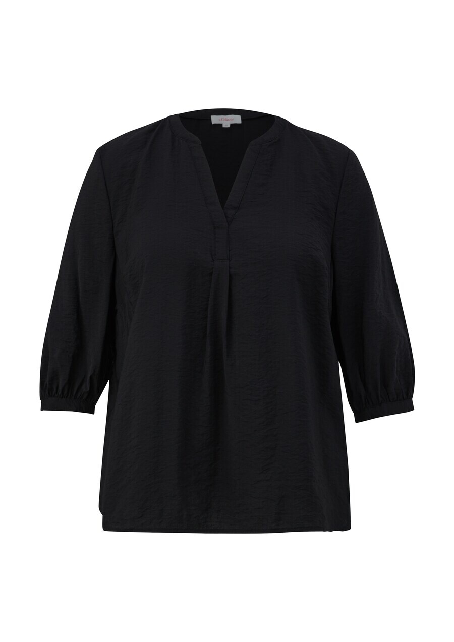 

Блузка с коротким рукавом s.Oliver Red Label Plus Blouse, черный