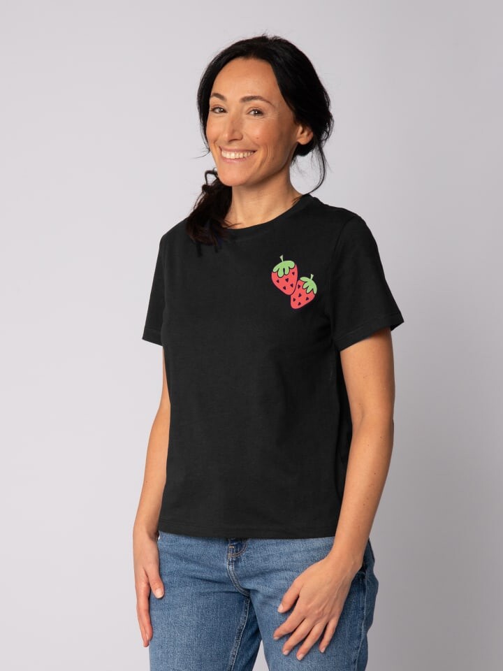 

Футболка wat Apparel T-Shirt Strawberry, черный