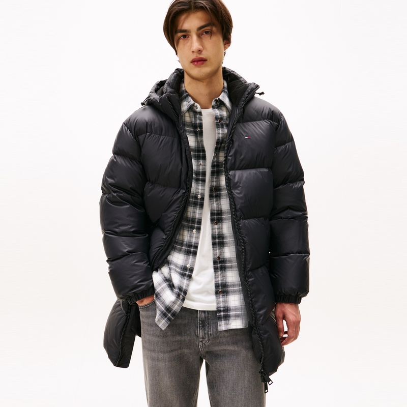 Tommy Hilfiger Мужская пуховая куртка, Black BDS — фото 3