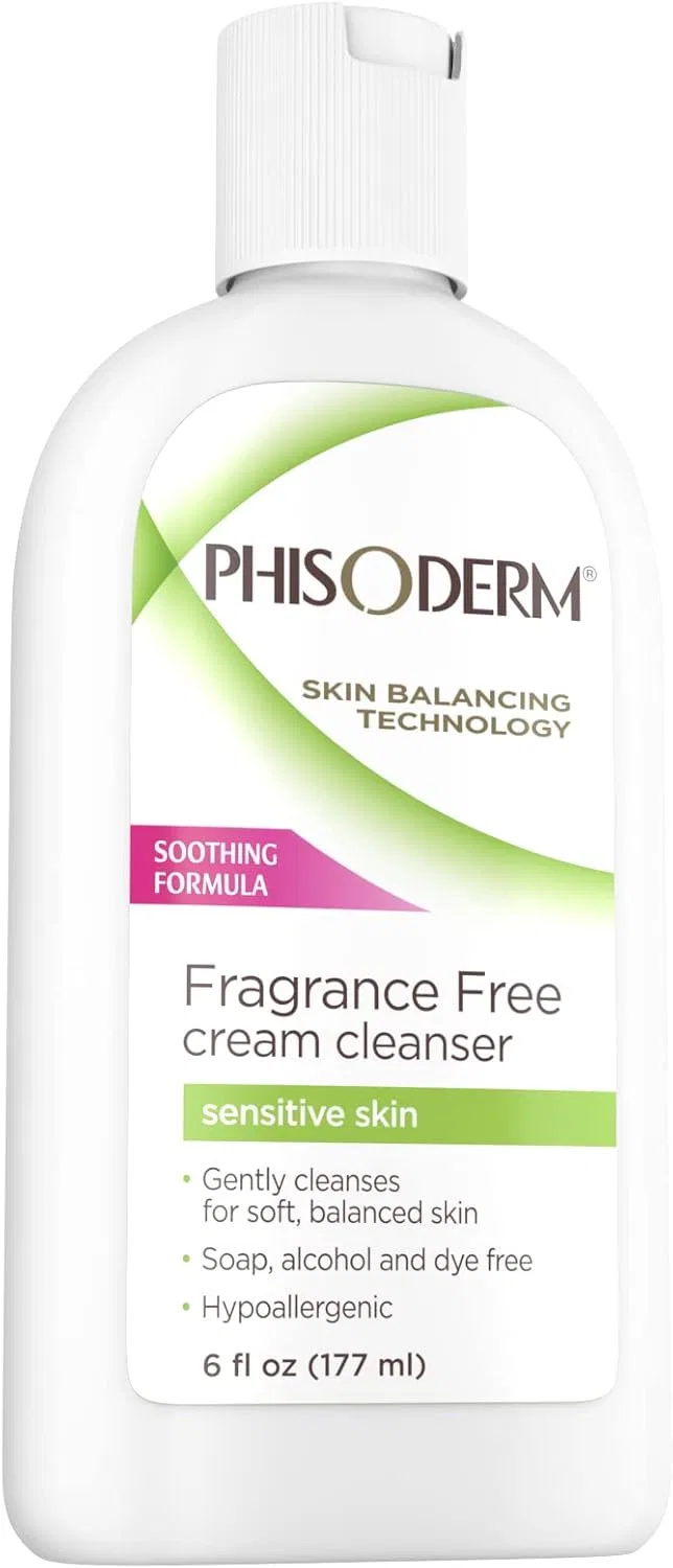 Набор pHisoderm — Овый очищающий крем для чувствительной кожи, без отдушек, 6 унций, набор 4 шт., 177 мл — фото 4