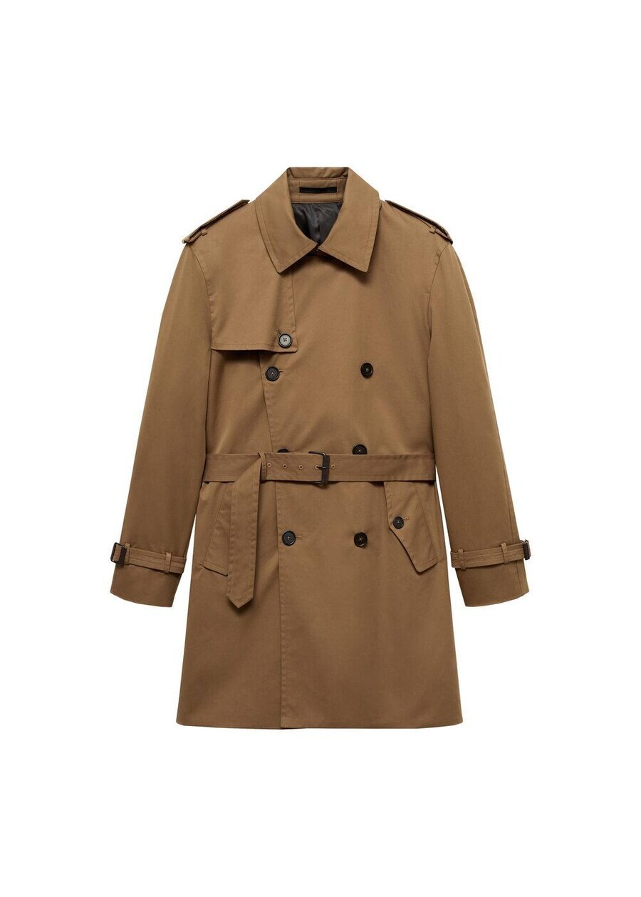 

Межсезонное пальто MANGO MAN Between-Seasons Coat, коричневый