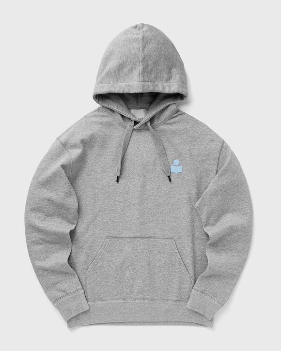 

Худи Marant Matte Hoodie, цвет grey/ice blue