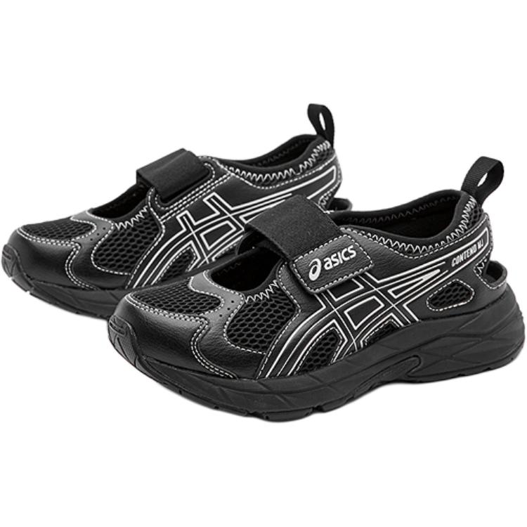 Детские сандалии для бега CONTEND Series с низким верхом для детей ASICS, черный — фото 2
