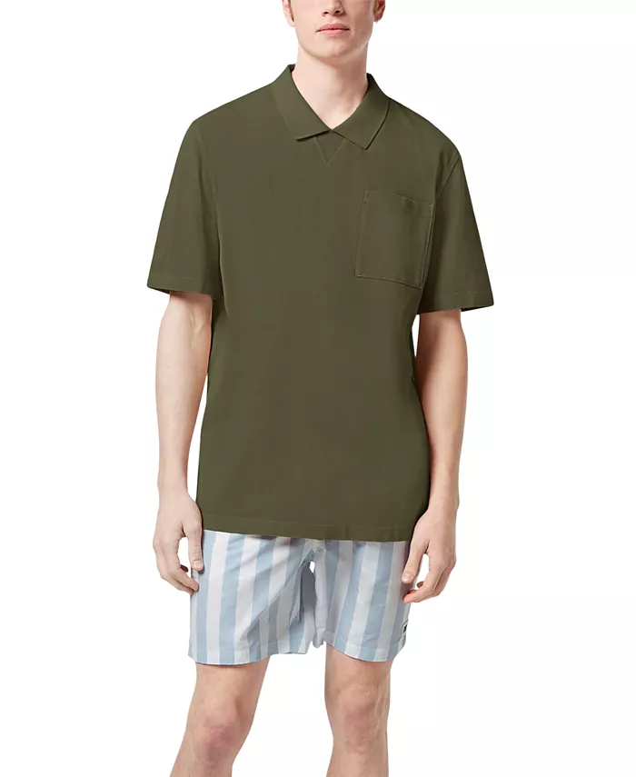 

Мужская свободная поло с коротким рукавом, окрашенная в готовом виде SCOTCH & SODA, зеленый