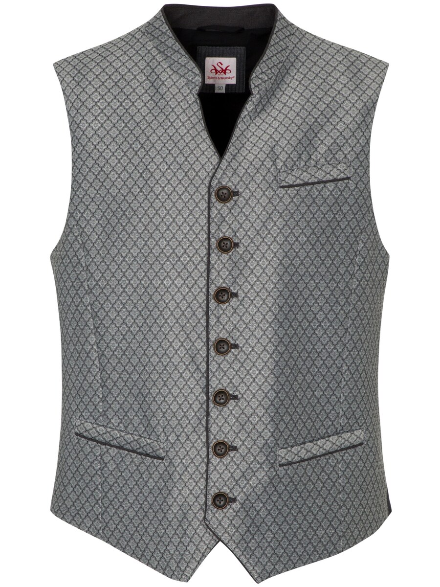 

Традиционный жилет SPIETH & WENSKY Ean, серый