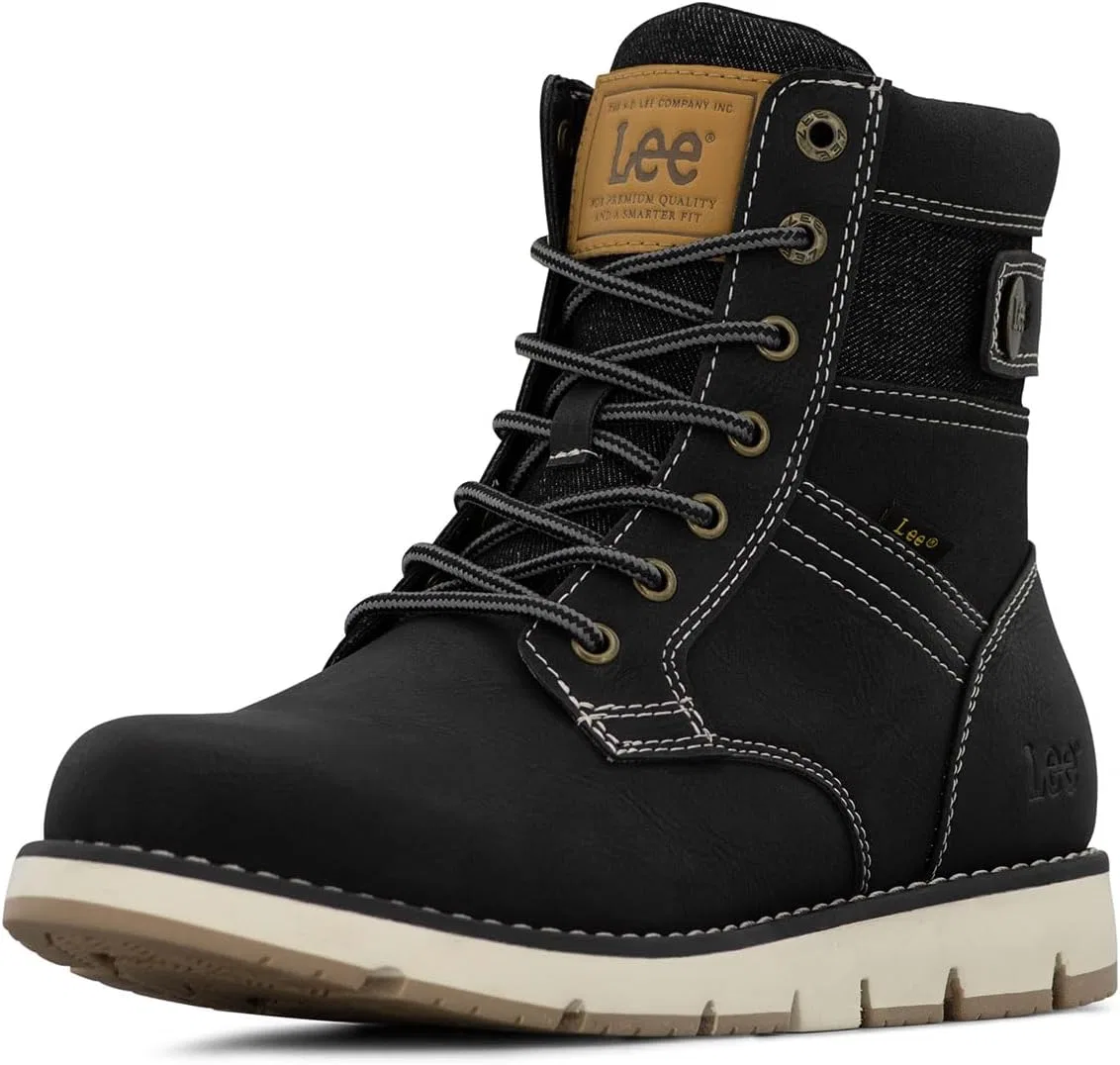 Ботинки Lee mens Hudson, Black Denim
