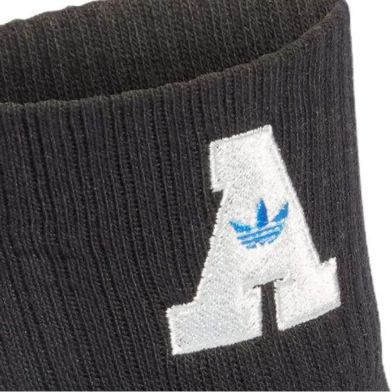 Носки унисекс, 2 шт Adidas Originals, 2 pack (черный+белый) — фото 3