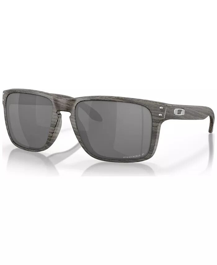 

Поляризованные солнцезащитные очки Woodgrain Oakley, серый