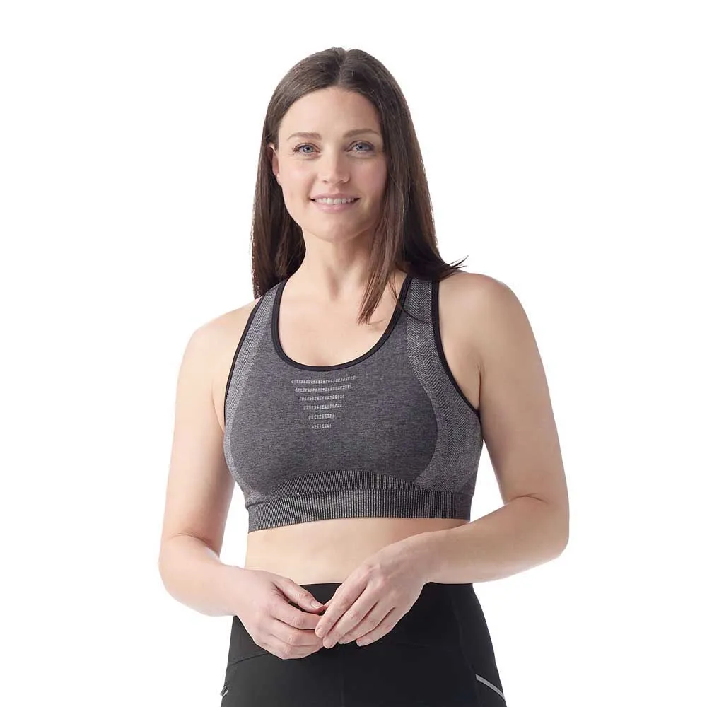 

Спортивный бюстгальтер Smartwool Intraknit Racerback, серый