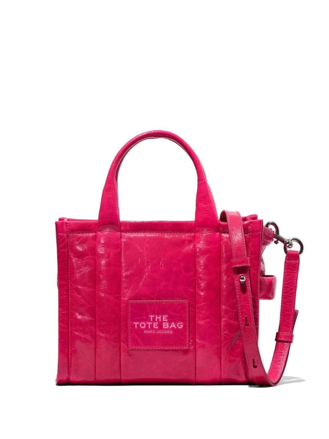 

Маленькая сумка The Shiny Crinkle Tote Marc Jacobs, розовый