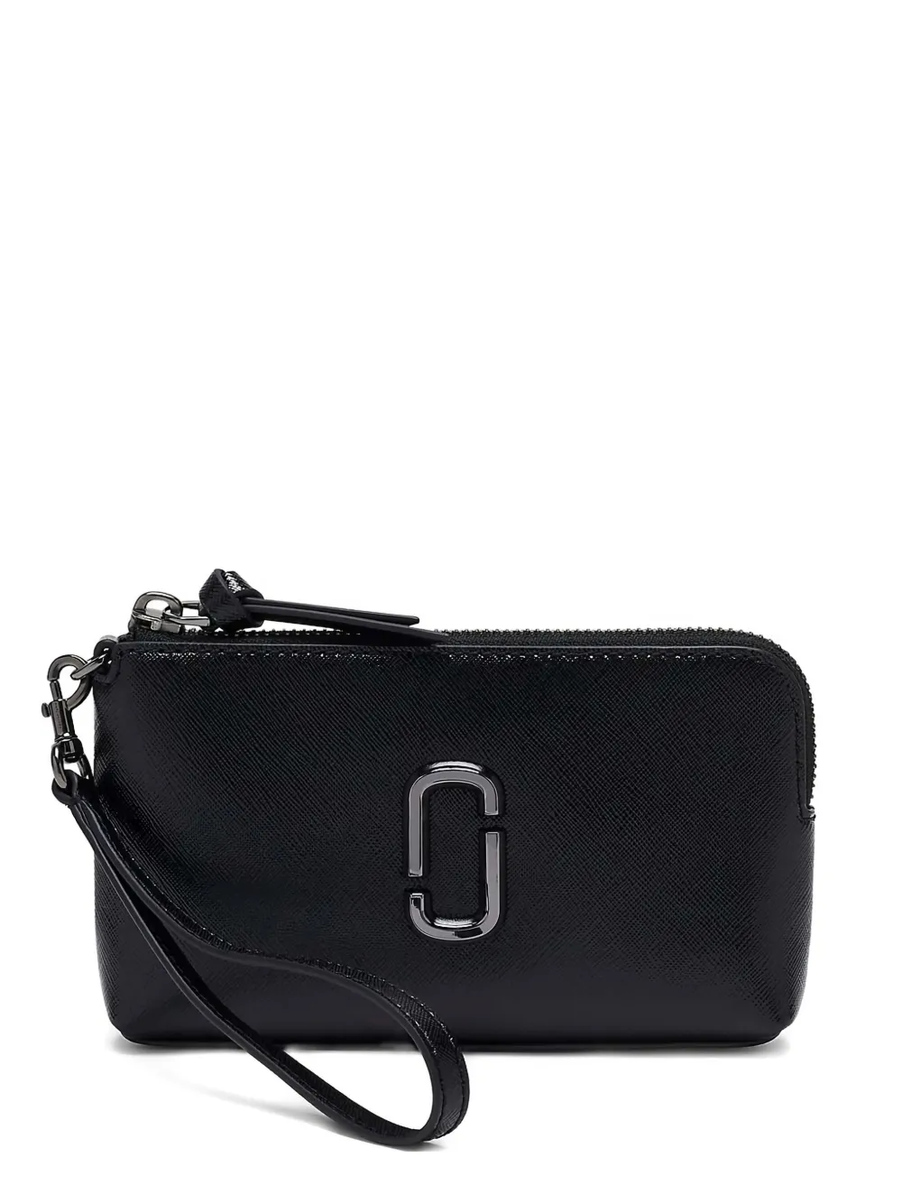 

Кожаный ремешок-клатч Snapshot на молнии MARC JACOBS, черный