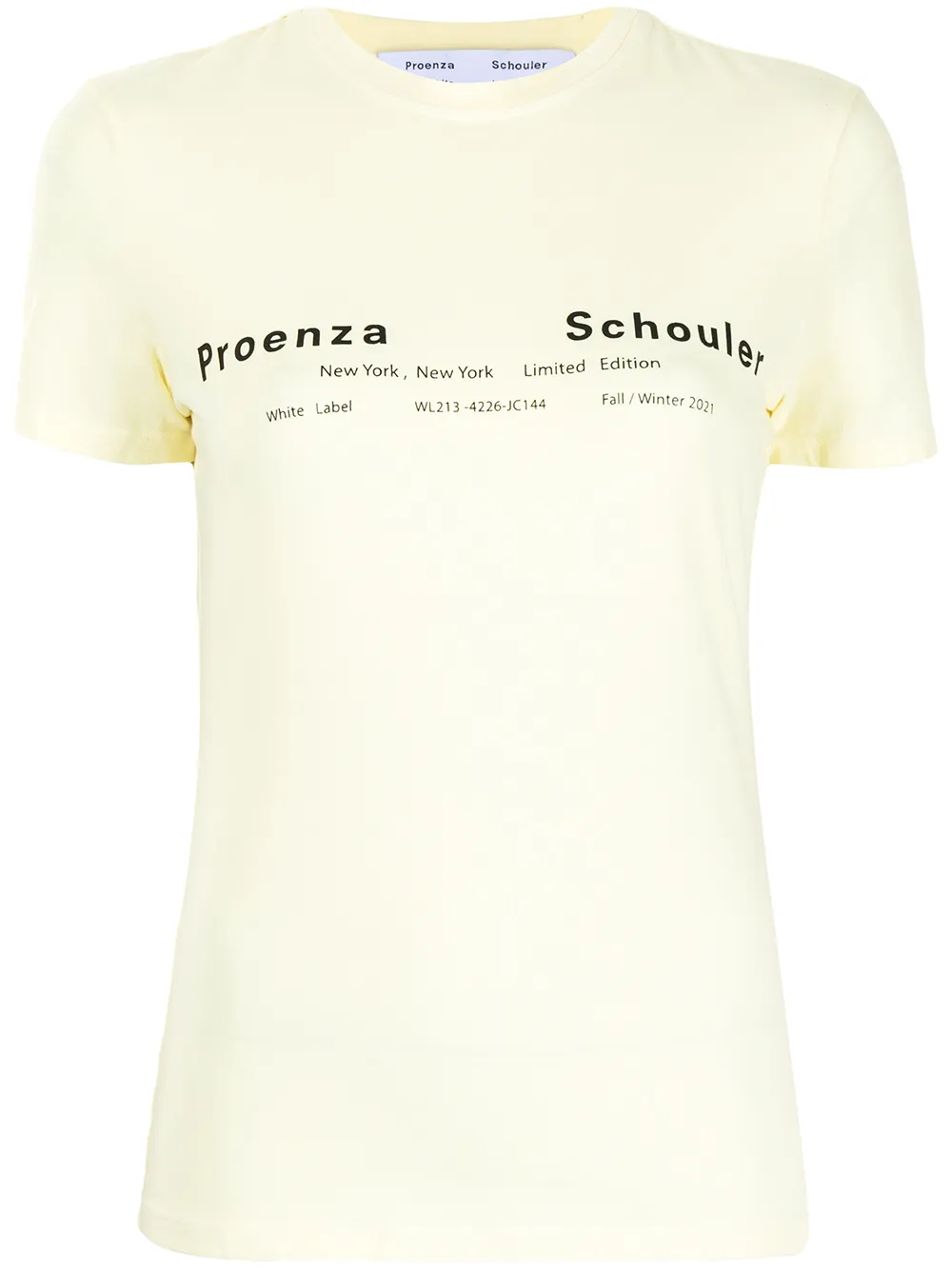 

Футболка с логотипом Proenza Schouler White Label, желтый