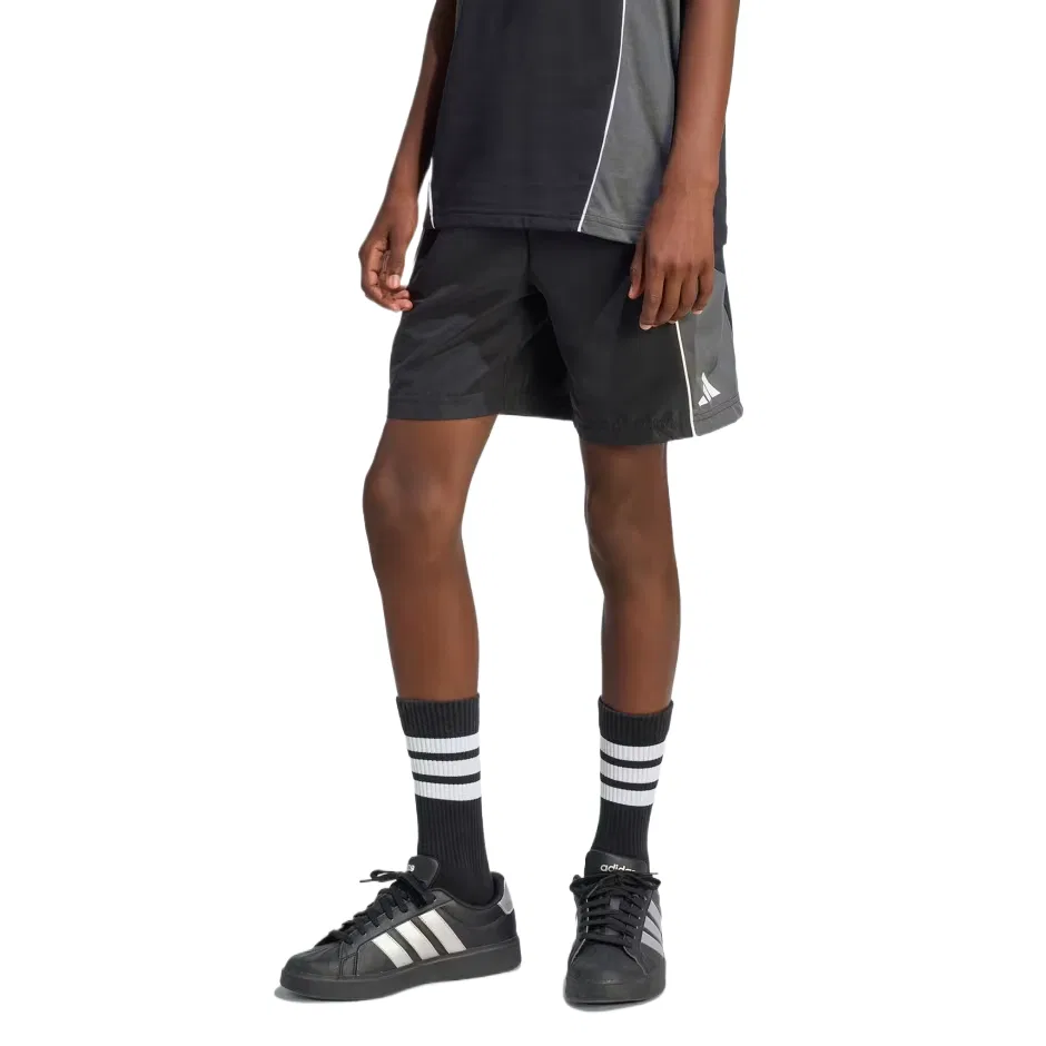 Детские шорты Moderate Adidas, Black/Gray Six/White — фото 3