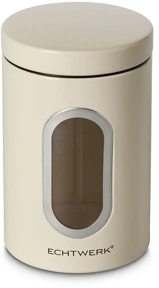 

Банка для хранения ECHTWERK, (1 шт.), 1,4 л 11х17,5 см, цвет creme