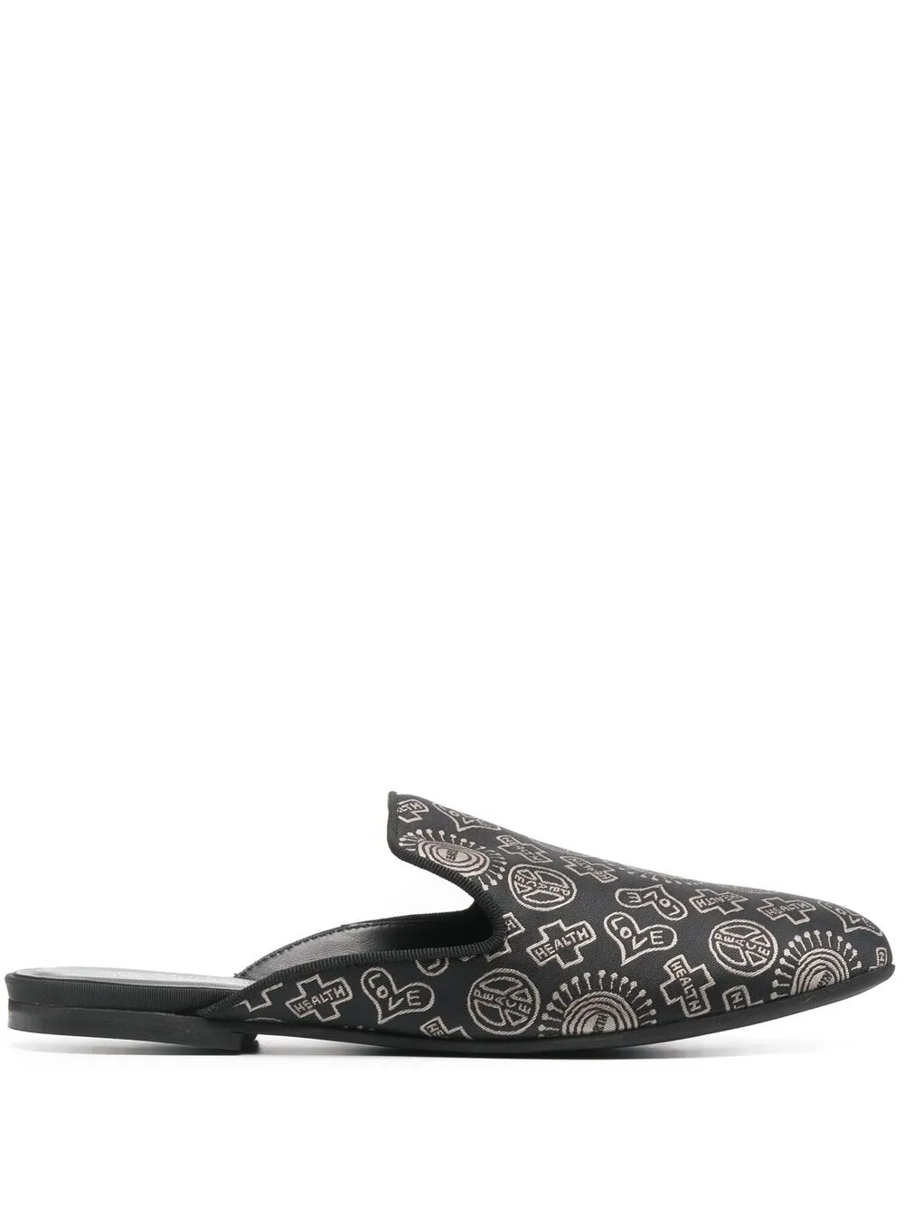 Мюли Woodstock из коллаборации с The Merchant of Florence 10 CORSO COMO, черный