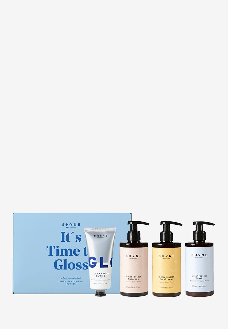 

Набор для волос Time To Gloss Set Shyne, цвет ultra cool blond