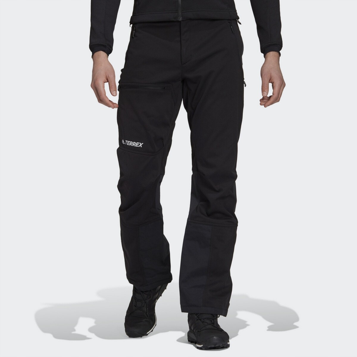Мужские брюки Hard Shell черного цвета Adidas, черный — фото 3