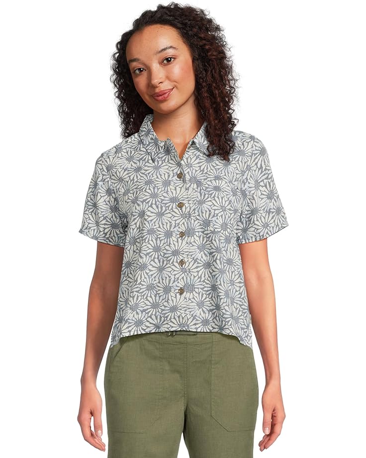 

Рубашка Royal Robbins Camino Pucker Short, цвет Deep Blue Caledonia Print