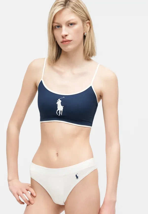 Трусы-стринги 3 шт, Polo Ralph Lauren, белое облако — фото 4
