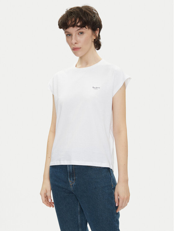 

Футболка обычного кроя Blooma PL506030 Pepe Jeans, белый