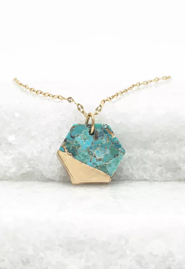 

Бирюзовое ожерелье «Возвращенная надежда» Starfish Project, turquoise