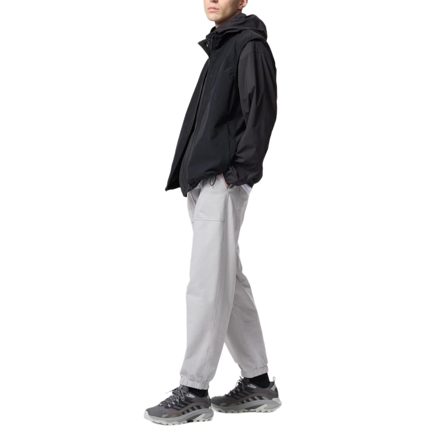 

Повседневные брюки унисекс светло-серые UNIQLO, светло-серый