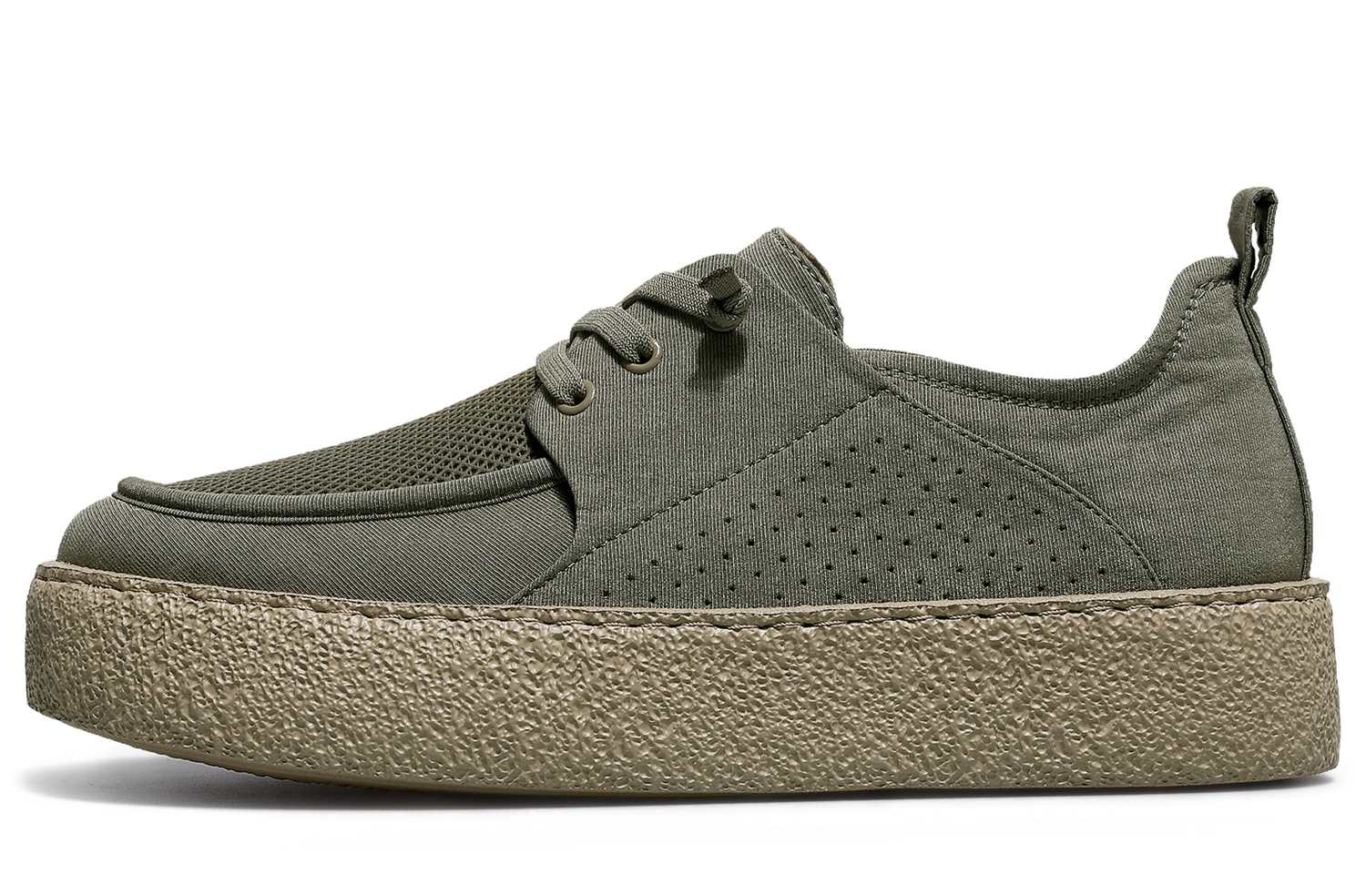

Desai Мужские низкие кеды повседневные - хаки зеленый-02, цвет Khaki Green-02